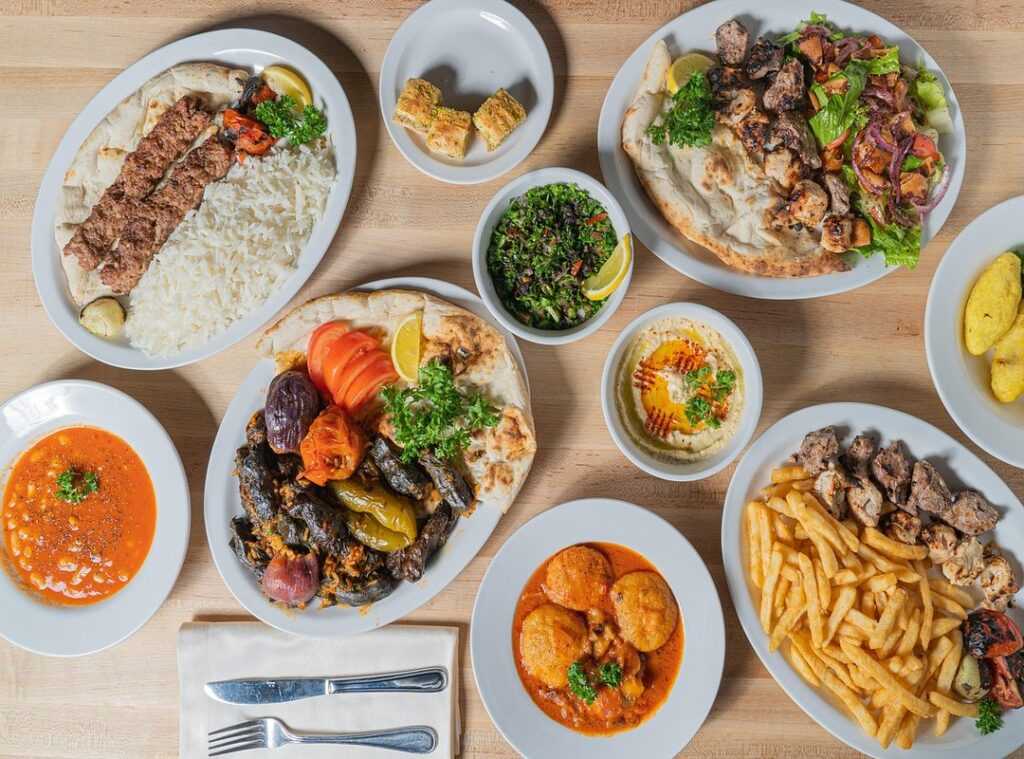 Middle Eastern cuisine flavors