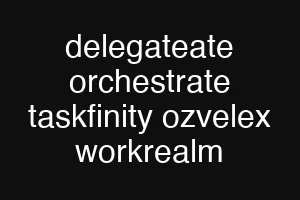 delegateate orchestrate taskfinity ozvelex workrealm