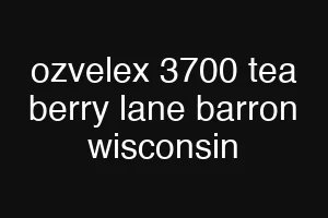 ozvelex 3700 tea berry lane barron wisconsin
